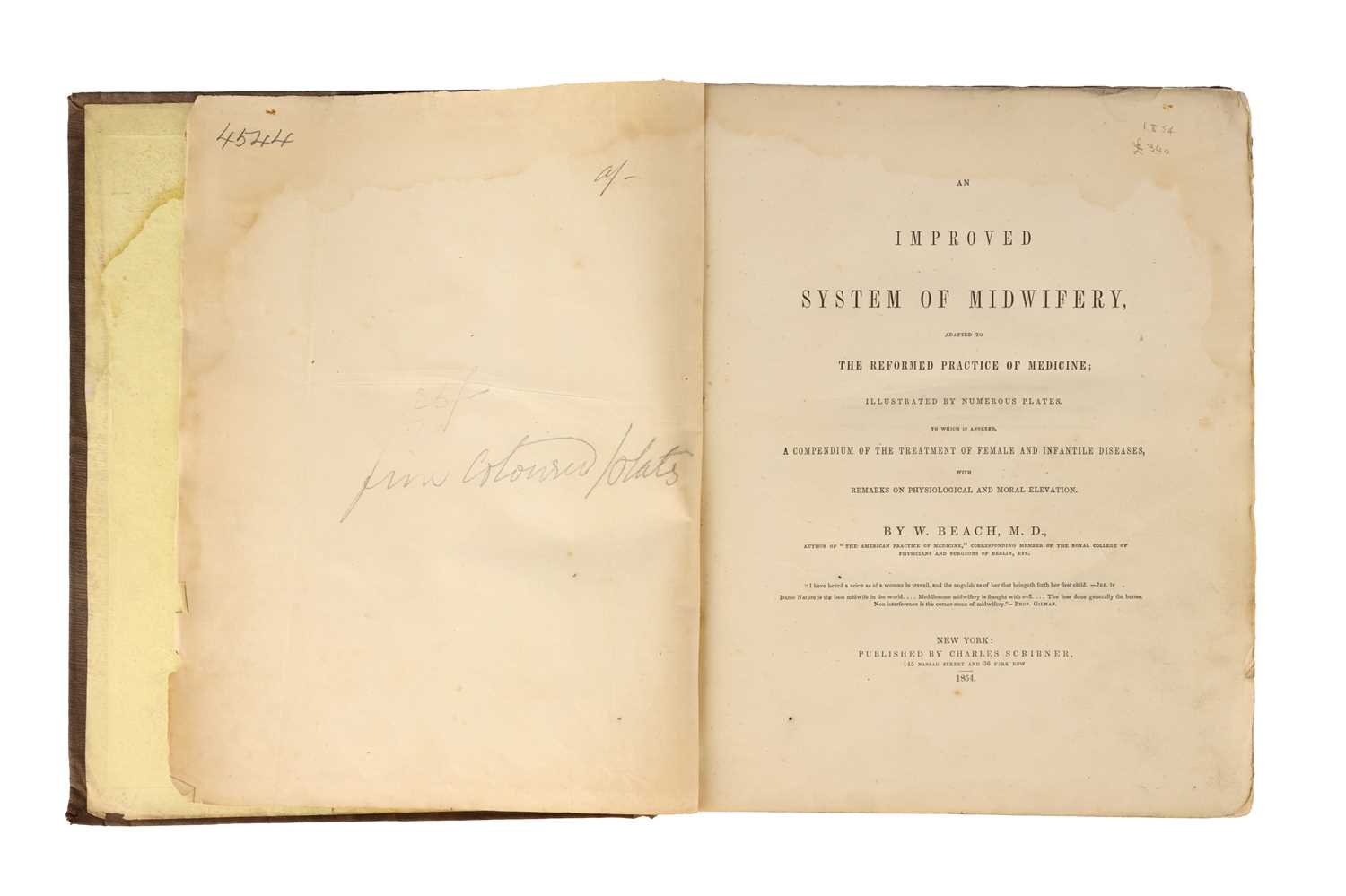 Lot 374 - Medicine - An Improved System of Midwifery, Adapted to the Reformed Practice of Medicine