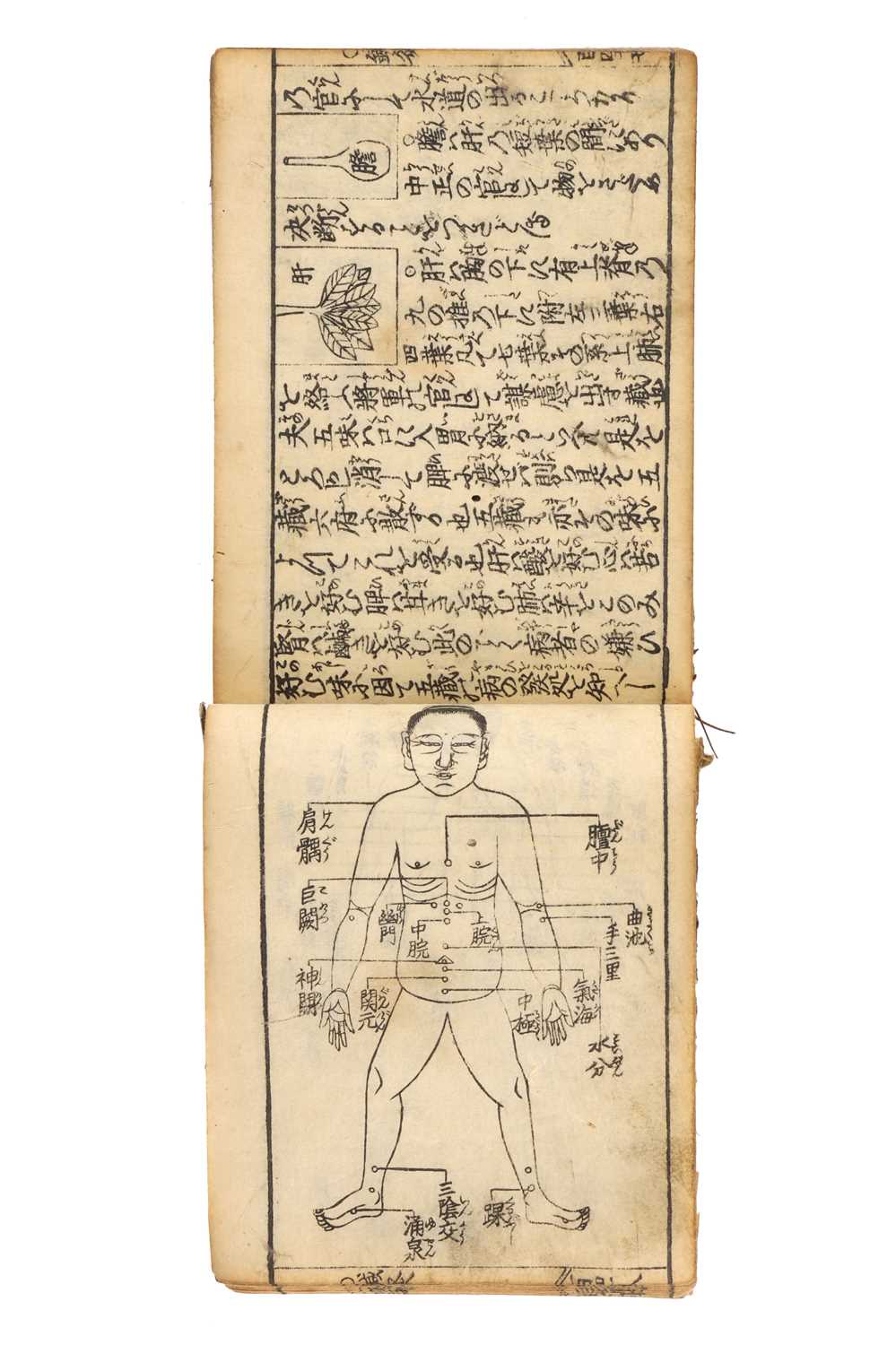Lot 379 - Medicine – 19th Century Japanese Acupuncture Woodblock Book