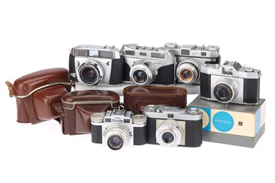 Lot 440 - A Selection of Six German 35mm Cameras