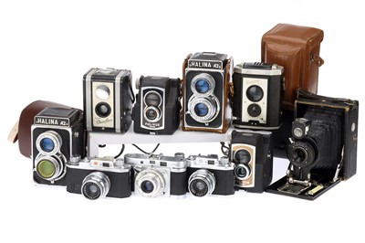 Lot 480 - A Selection of Ten British Cameras