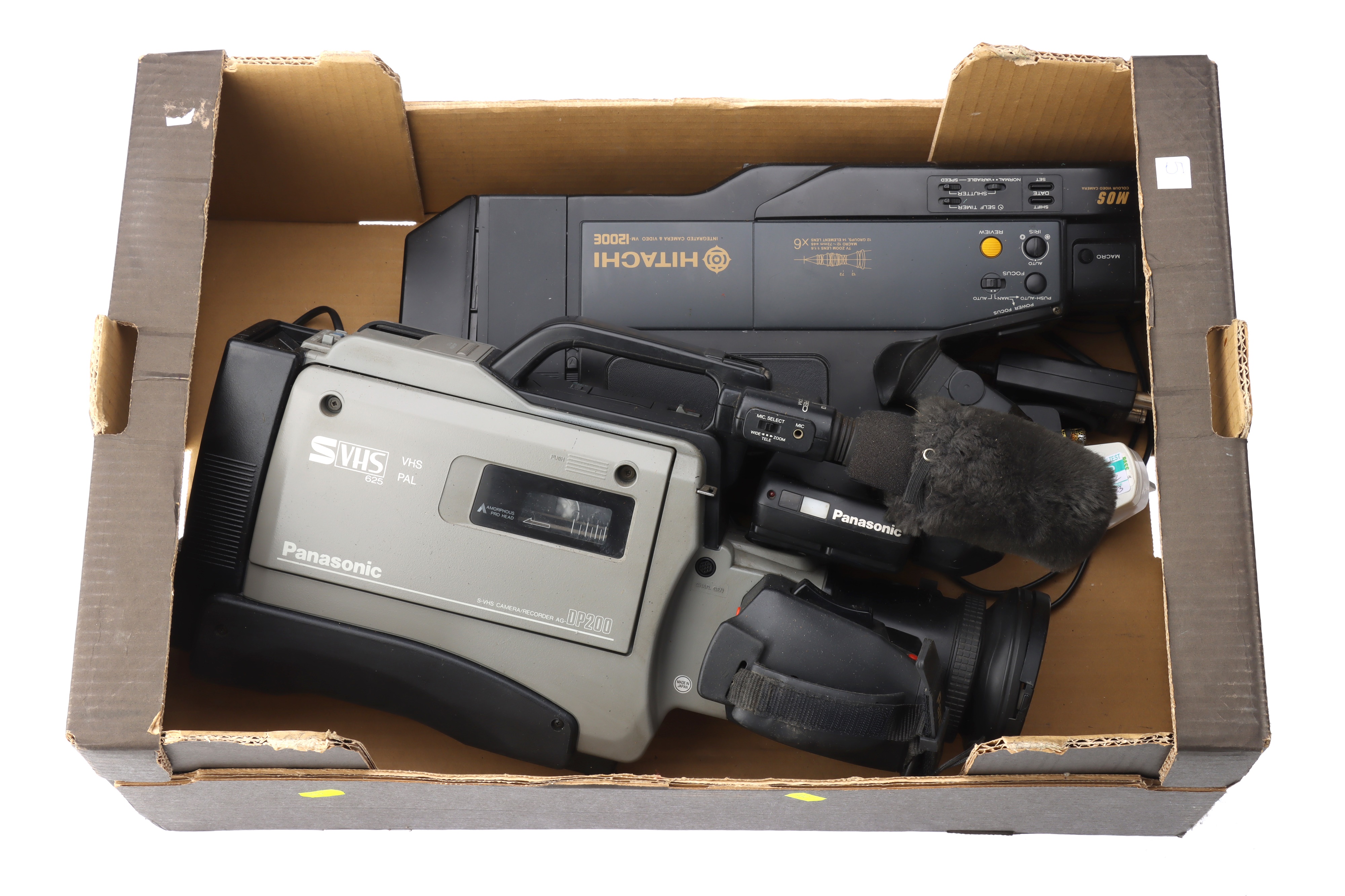 Record Camera Picture Lot 691 - Two Professional VHS Video Recorder Cameras,
