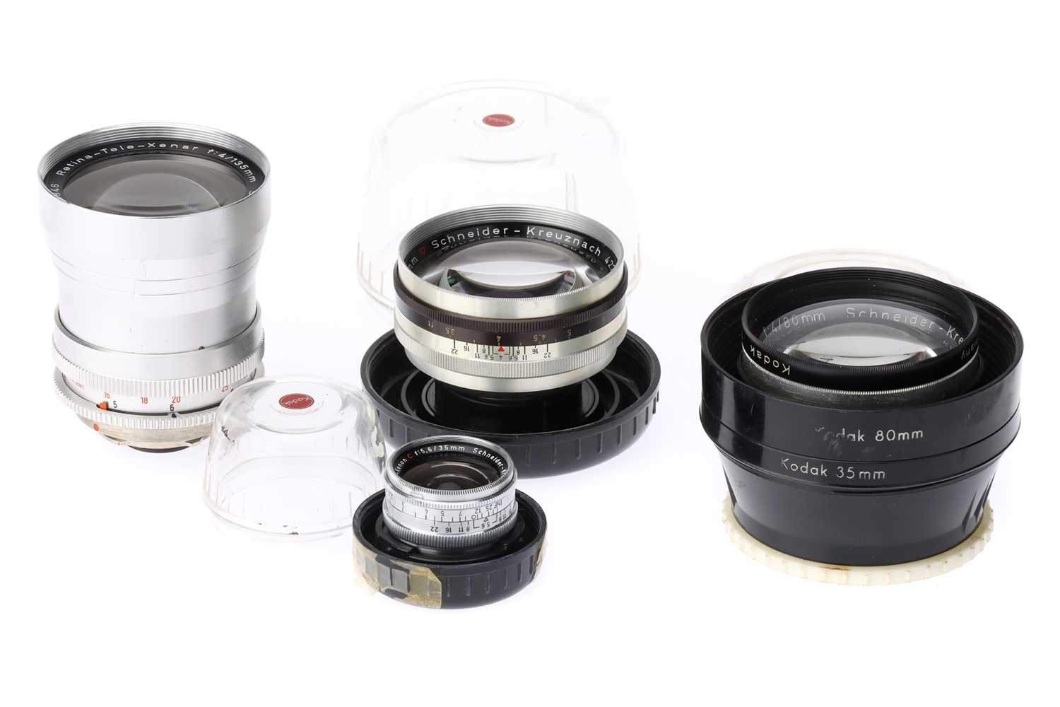 Lot 525 - Four Kodak Retina Lenses