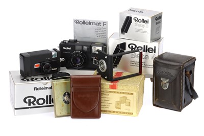 Lot 607 - A Selection of Rollei Cameras & Accessories