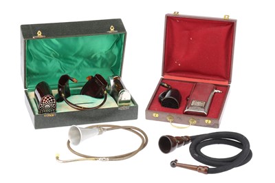 Lot 115 - Ear Trumpets and Hearing Therapy Apparatus