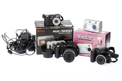 Lot 471 - A Selection of Six Digital Cameras.