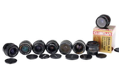 Lot 521 - A Selection of Wide Angle Lenses