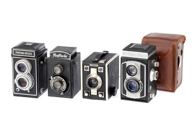 Lot 477 - A Selection of Three Medium Format TLR Cameras