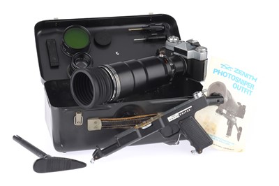 Lot 178 - A Zenith Photo Sniper 35mm Camera & Lens Outfit