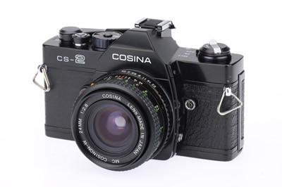 Lot 213 - A Cosina CS-2 35mm SLR Camera Outfit