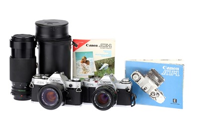 Lot 242 - Two Canon 35mm SLR Cameras