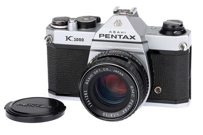 Lot 317 - An Asahi Pentax K1000 SLR Camera