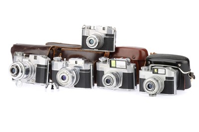 Lot 239 - A Selection of Five Bencini Cameras