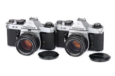 Lot 313 - Two Asahi Pentax SLR Cameras