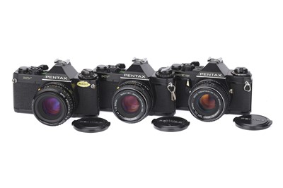 Lot 314 - Three Asahi Pentax SLR Cameras