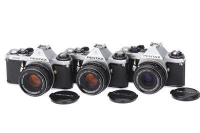 Lot 315 - Three Asahi Pentax SLR Cameras