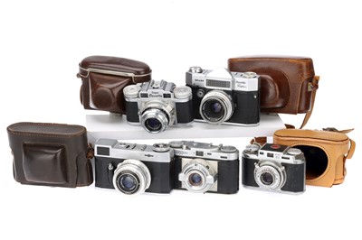 Lot 209 - A Selection of Five 35mm Cameras