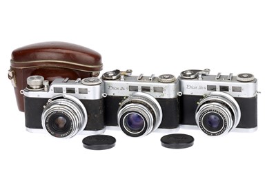 Lot 478 - Three Voss-Diax Diax Rangefinder Cameras