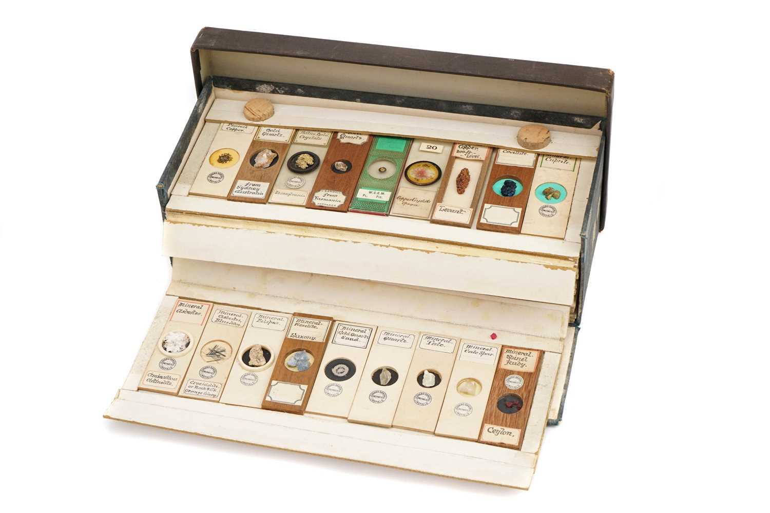 Lot 12 - A Very Fine Collection of Dry Mounted Crystal & Geological Microscope Specimen Slides