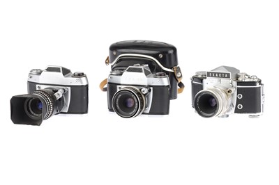 Lot 181 - Three Ihagee 35mm SLR Cameras