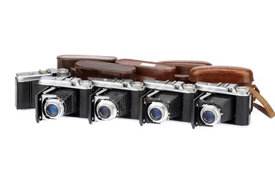 Lot 479 - Two Voigtlander Perkeo II Folding Cameras