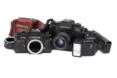 Lot 186 - A Selection of Contax 35mm SLR Cameras & Accessories