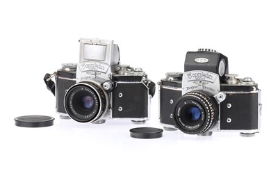 Lot 188 - Two Exakta Varex VX 35mm SLR Camera Bodies