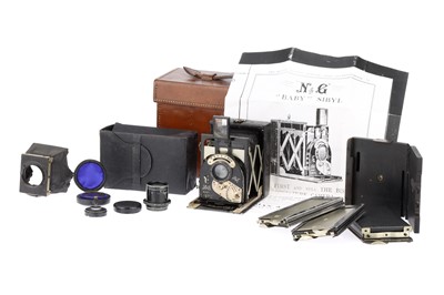 Lot 378 - A Newman & Guardia Baby Sibyl Folding Camera