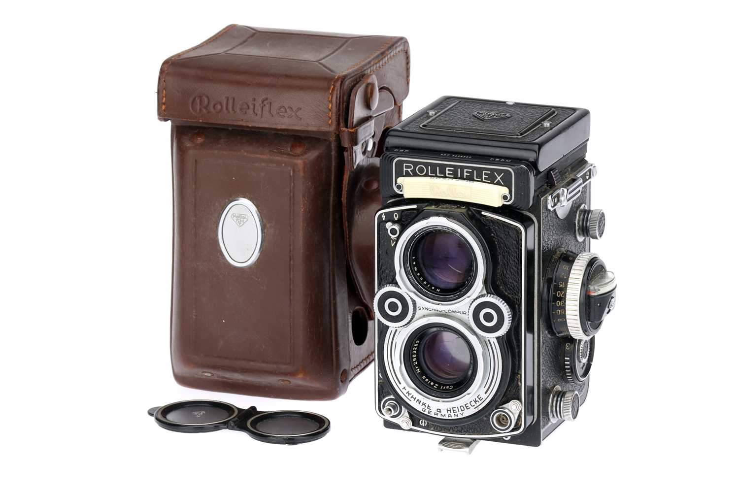 Lot 376 - A Rollei Rolleiflex 3.5F TLR Medium Format Camera