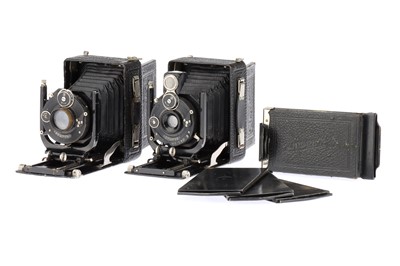 Lot 483 - Two Voigtlander Bergheil Folding Plate Cameras