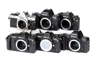 Lot 199 - A Selection of Nikon SLR Cameras for Parts