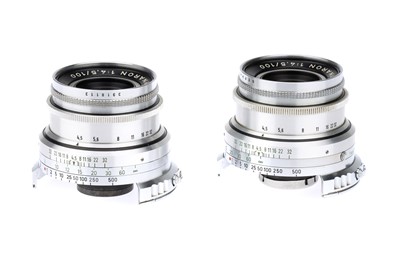 Lot 512 - Two Voigtlander Dynaron f/4 100mm Lenses