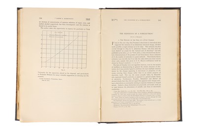 Lot 337 - MILLIKAN, R. A. (Nobel prize in physics 1923) Period Journals & Articles