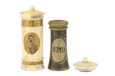 Lot 99 - Apothecary Antiques, Two Mumia Jars