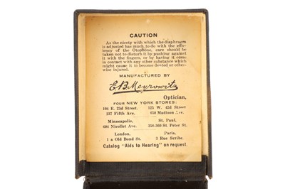 Lot 169 - Ear Trumpet, An Otophone