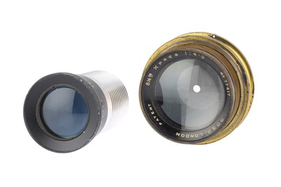 Lot 554 - A Ross London Xpres f/4.5 8 1/2in Brass Lens