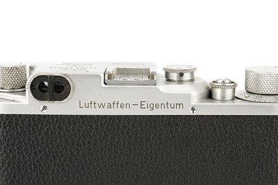 Lot 142 - A Leica IIIc 'Luftwaffen-Eigentum' Rangefinder Camera