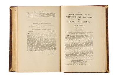 Lot 327 - Ernst Rutherford, Period Journals, Inc. Splitting of the Atom