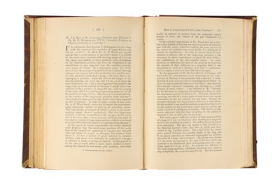 Lot 327 - Ernst Rutherford, Period Journals, Inc. Splitting of the Atom