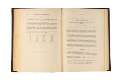 Lot 327 - Ernst Rutherford, Period Journals, Inc. Splitting of the Atom