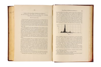 Lot 327 - Ernst Rutherford, Period Journals, Inc. Splitting of the Atom