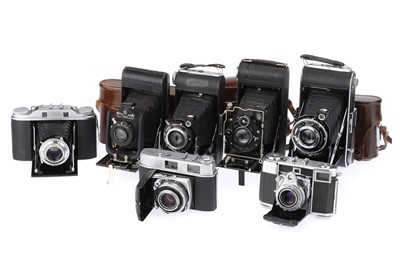 Lot 429 - A Selection of Folding Cameras