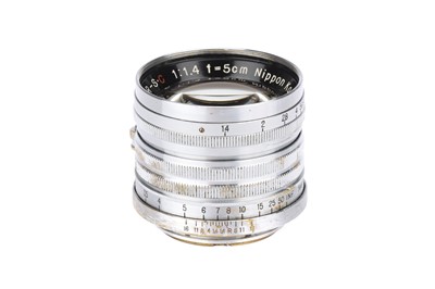 Lot 119 - A Nippon Kogaku Nikon Nikkor-S-C f/1.4 5cm Lens