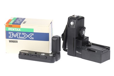 Lot 566 - Bronica and Pentax Power Winders