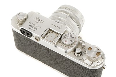 Lot 145 - A Leica IIIf Black Dial Rangefinder Camera