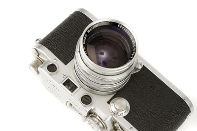 Lot 145 - A Leica IIIf Black Dial Rangefinder Camera