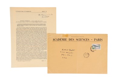 Lot 72 - Louise-Victor de Broglie Autographed Document