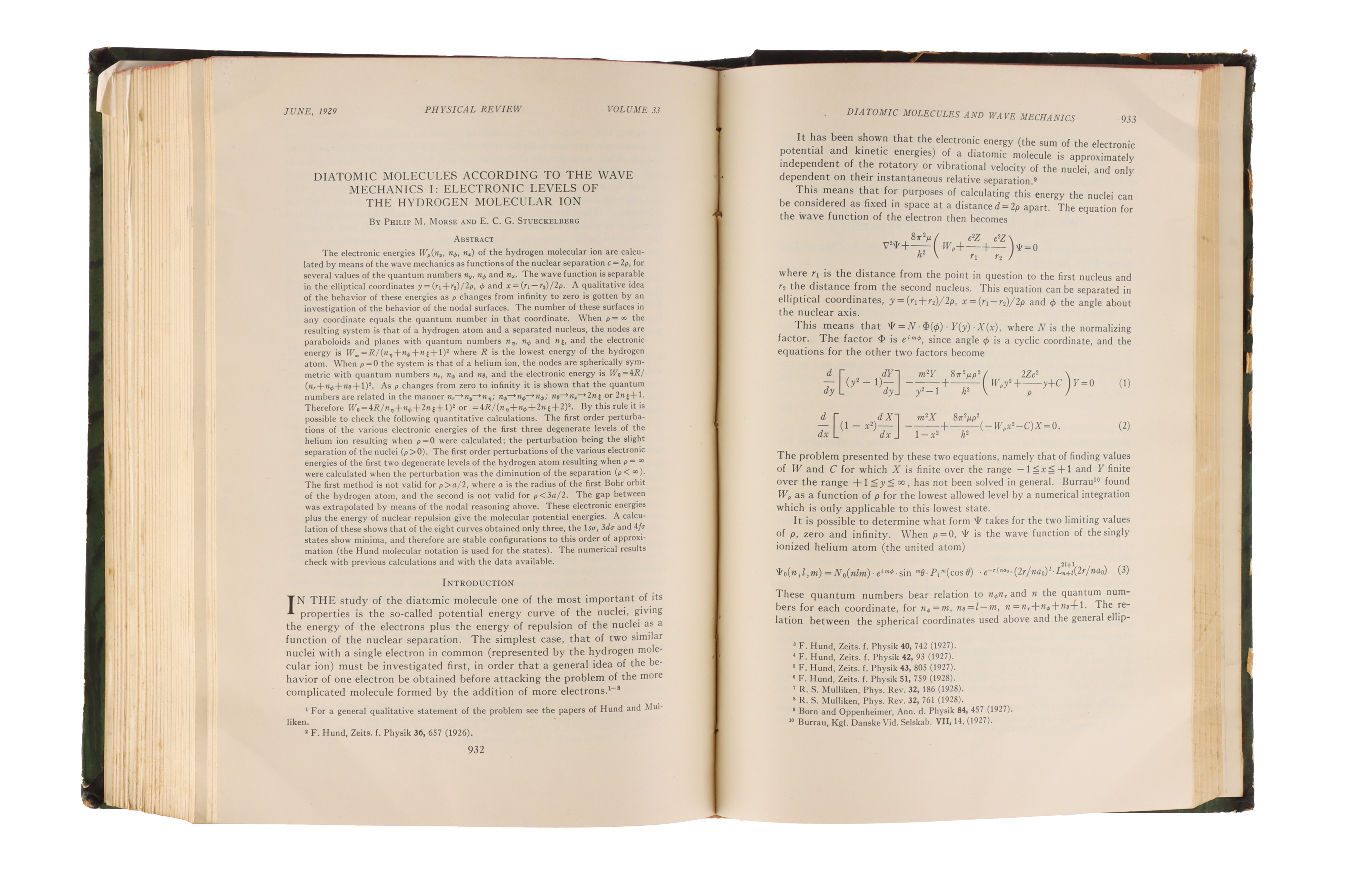 Lot 73 - Philip McCord Morse , period Journals,