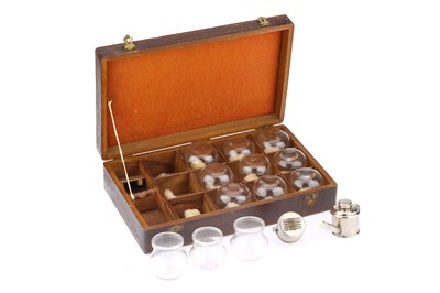 Lot 725 - A Cupping Set by Aubry, Paris