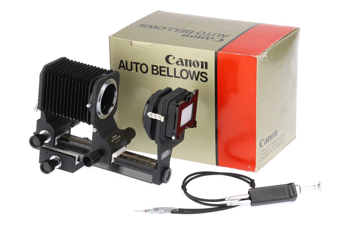 Canon shops Auto Bellows w/ Double Cable Release