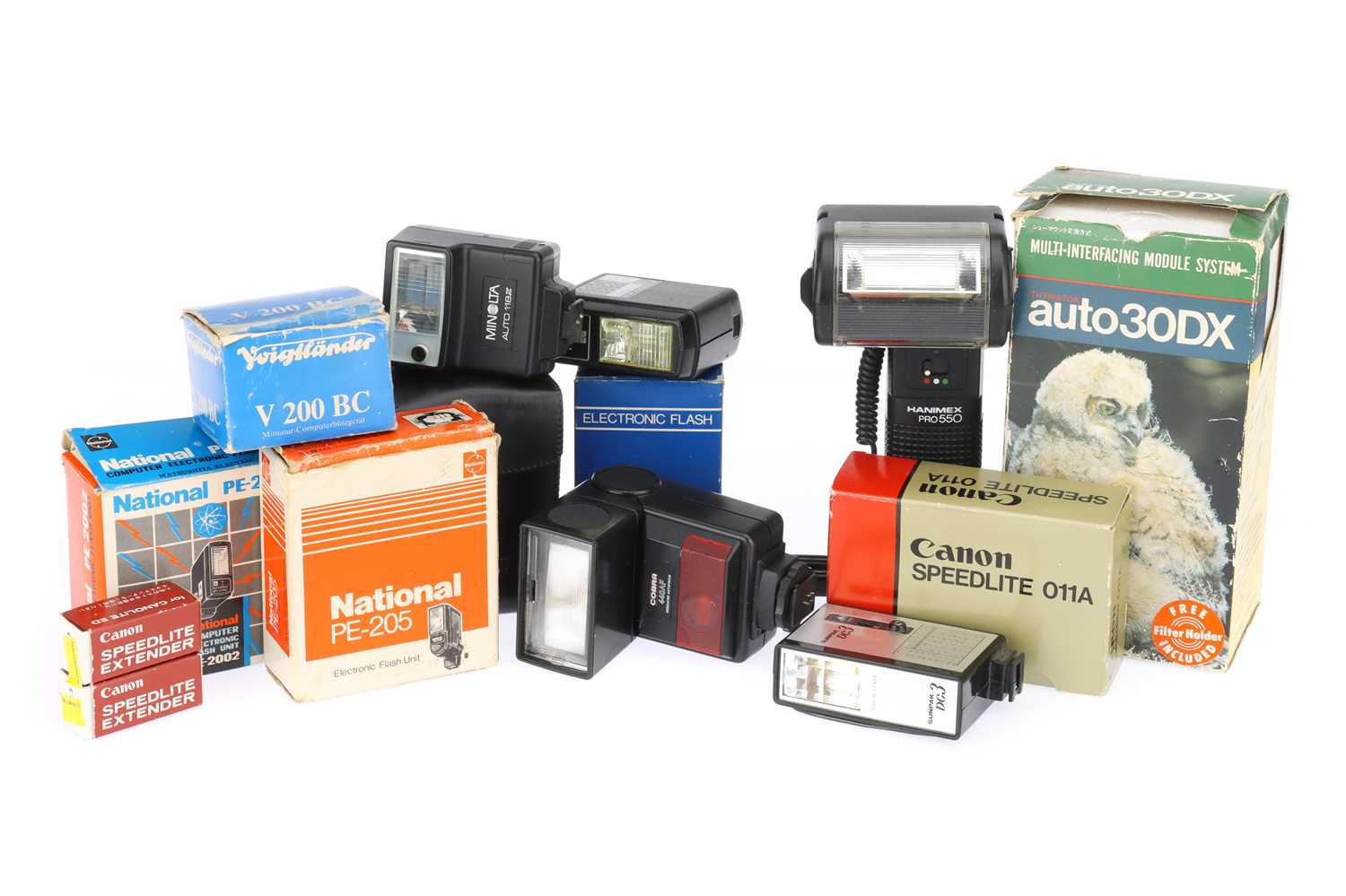 Lot 565 - A Mixed Selection of Camera Flash Guns,